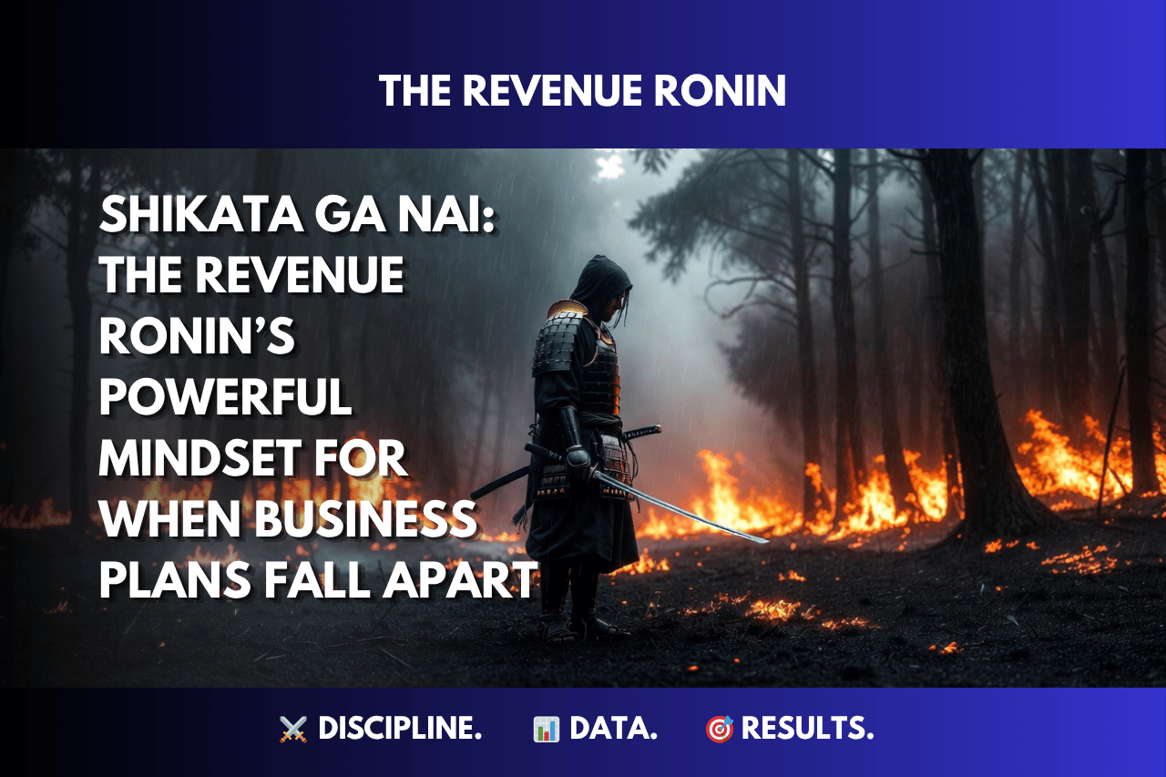 Shikata Ga Nai: The Revenue Ronin’s Powerful Mindset for When Business Plans Fall Apart