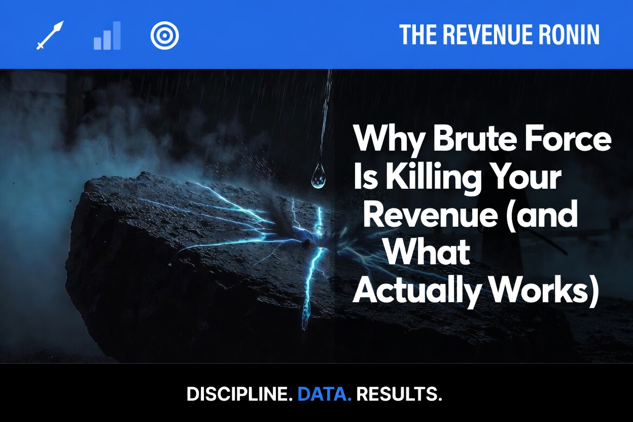 Why Brute Force Is Killing Your Revenue (and What Actually Works)