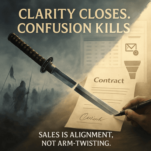 The Art of the Sale: Clarity Closes, Confusion Kills